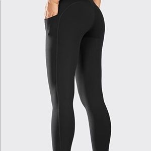 3 pairs Black Leggings with pockets BALEAF Women’s 28” Yoga Pants